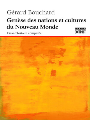 cover image of Genèse des nations et cultures du Nouveau Monde